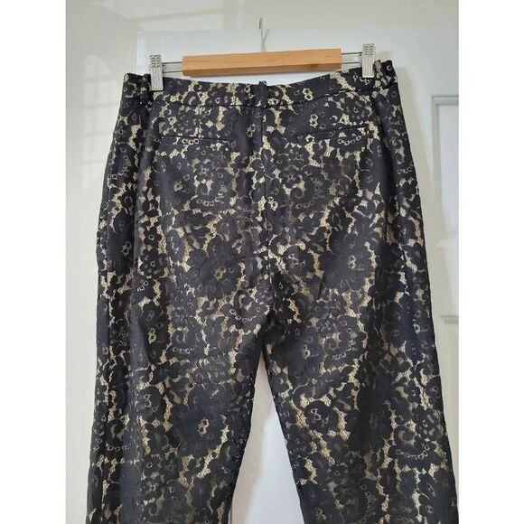 Robert Rodriguez Black Lace Pants 10 - Picture 4 of 9